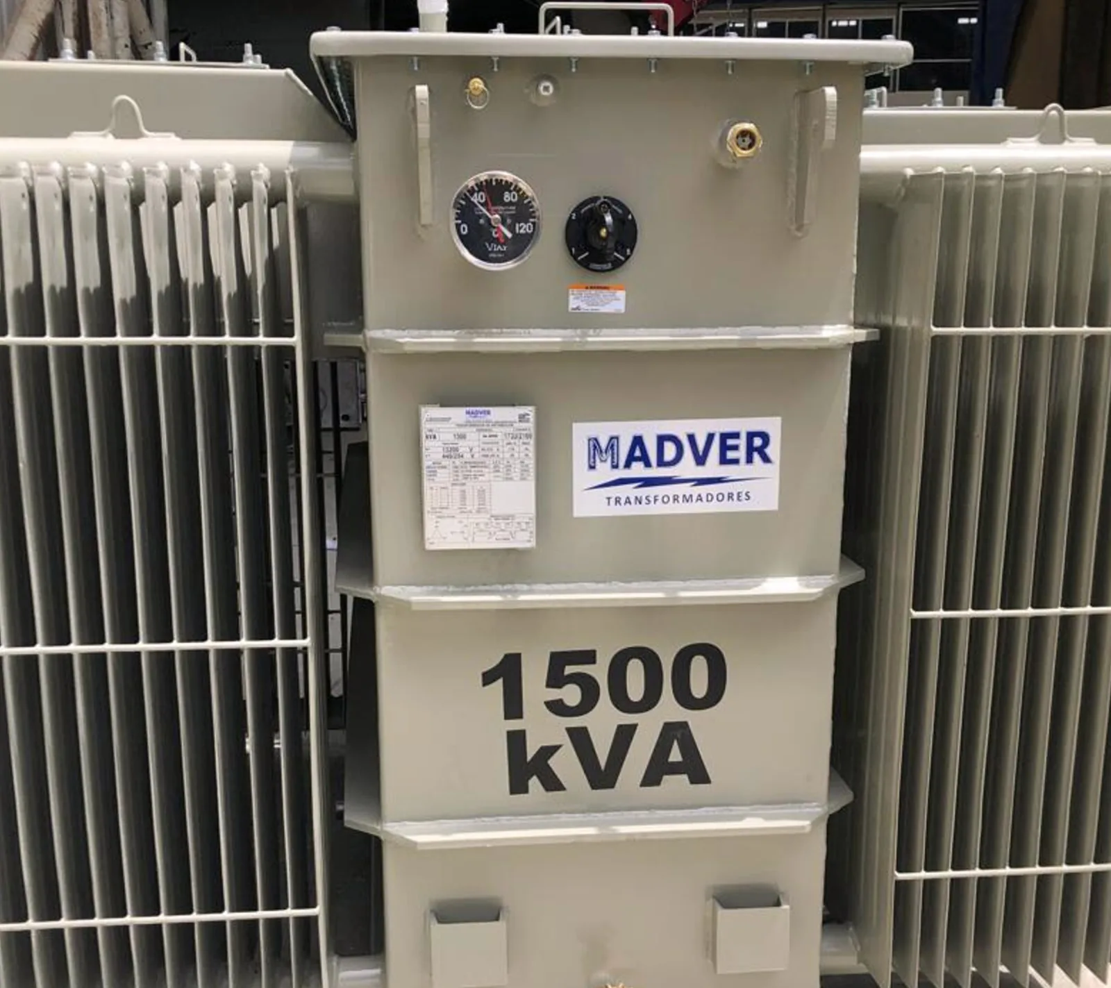 Transformador MADVER 1500 kVA en planta