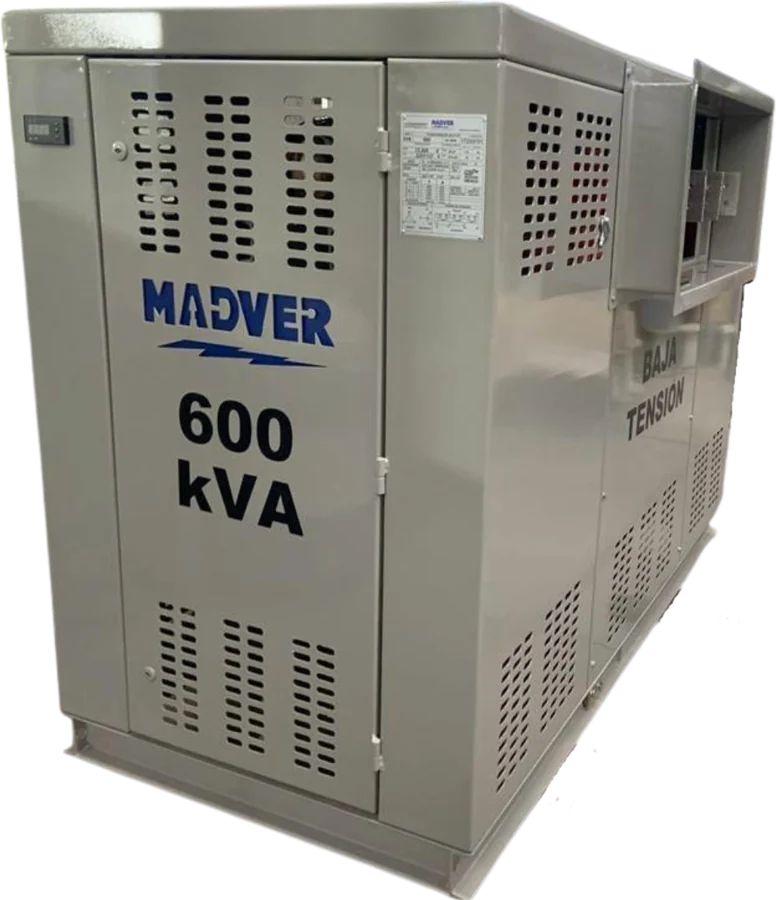 Transformador MADVER seco de media tensión 600 kVA